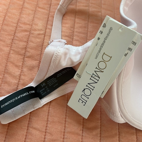 Dominique 4500 Maxine Everyday Full-Figure T-Shirt Bra Lt Pink size 34 I - Picture 9 of 10